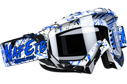 Pit Bike Rider Wearing HQ-Y002 Motocross Goggles