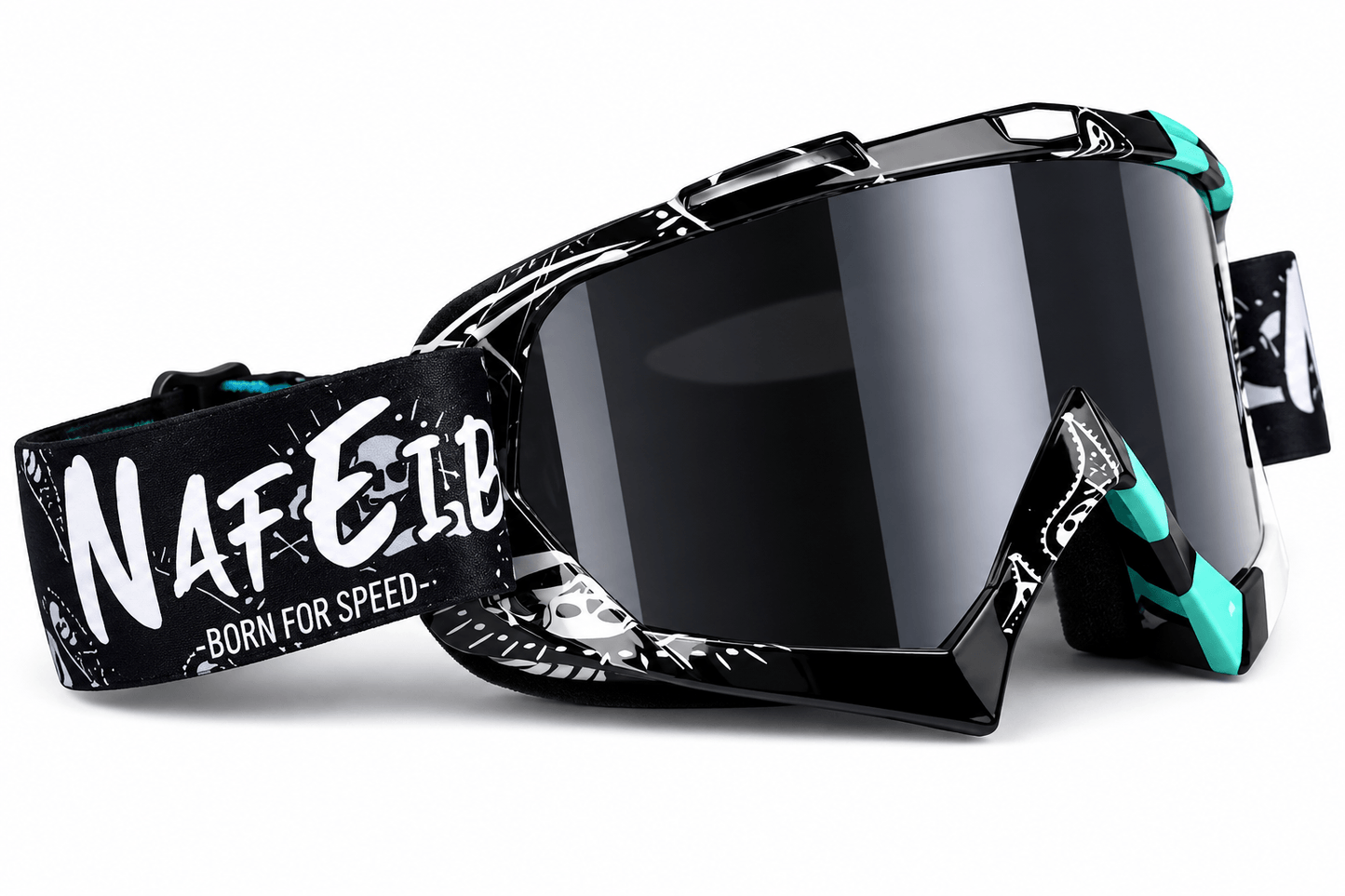 Pit Bike Rider Wearing HQ-Y002 Motocross Goggles