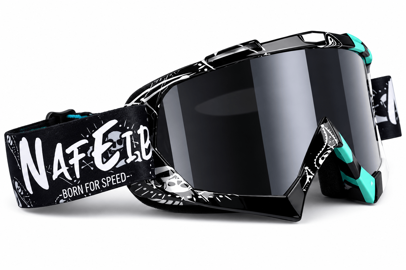 Pit Bike Rider Wearing HQ-Y002 Motocross Goggles