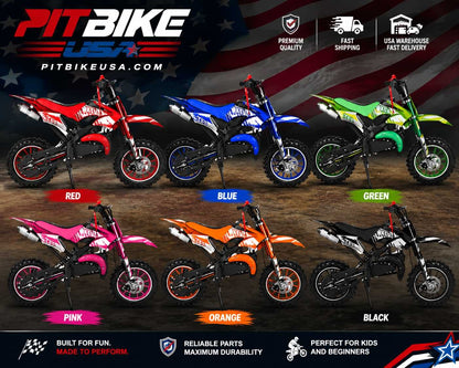 Pit Bike USA 6 Color Mini Dirt Bike Collection