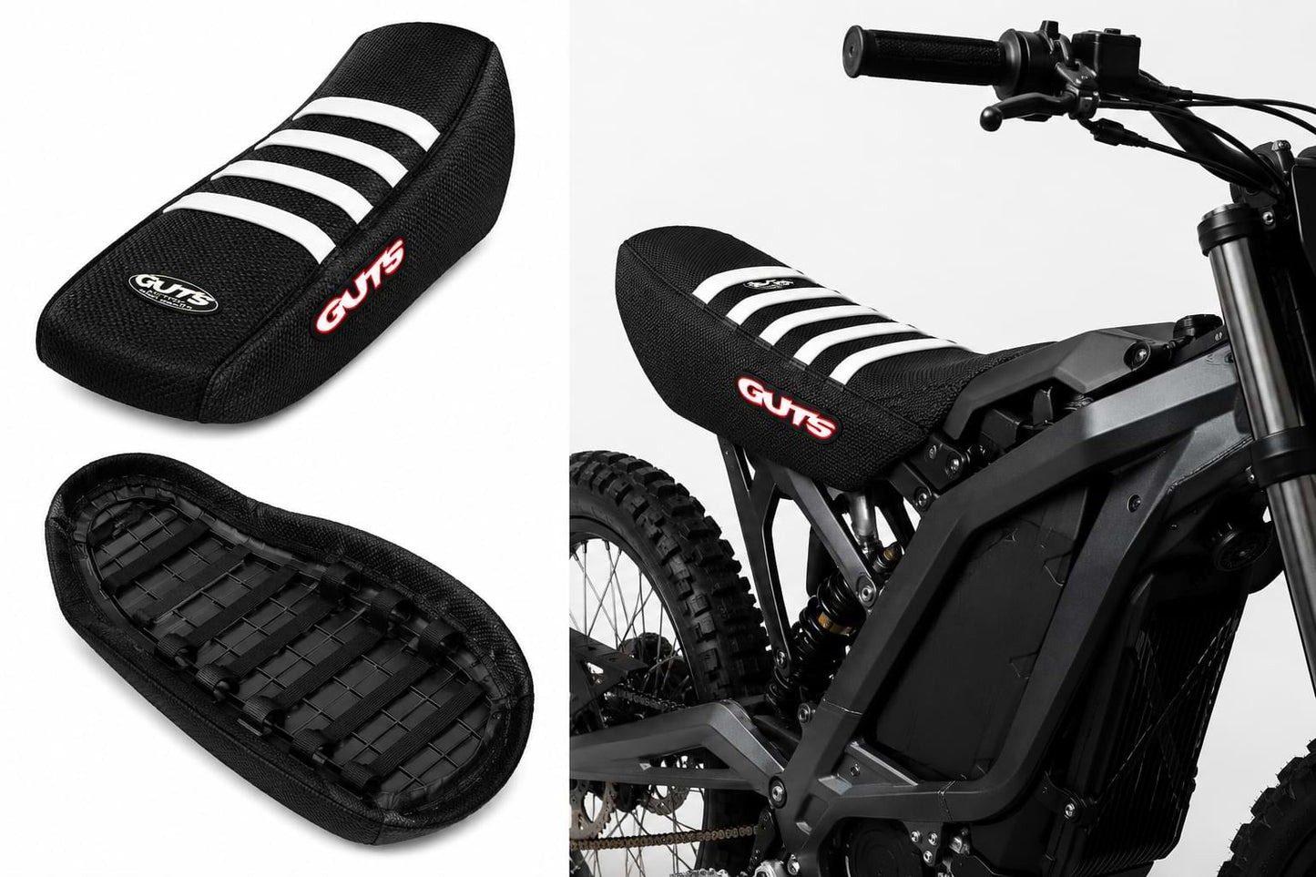 Premium Ribbed Rubber Gripper Seat Cover for Sur-Ron Light Bee X (LBX) & Light Bee S