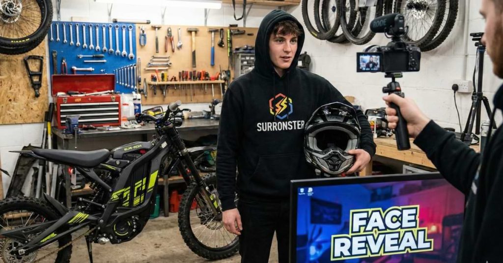 Surronster Face Reveal in 2026 Helmet show