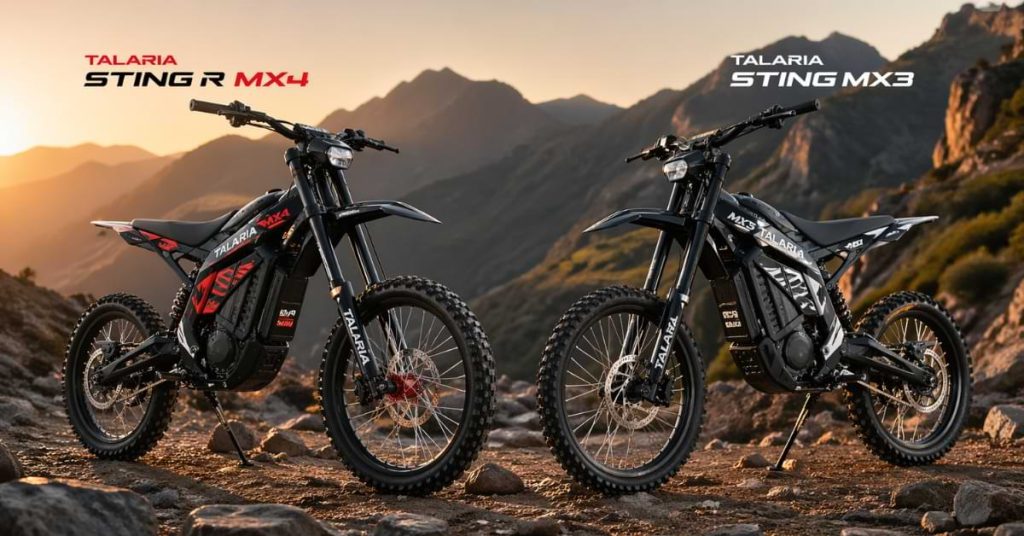 Talaria MX4 vs MX3 Comparison – Electric Dirt Bikes Performance and Design